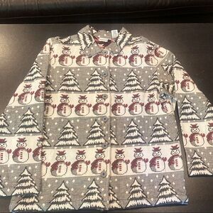 Breckenridge Holiday Print  Knit Jacket